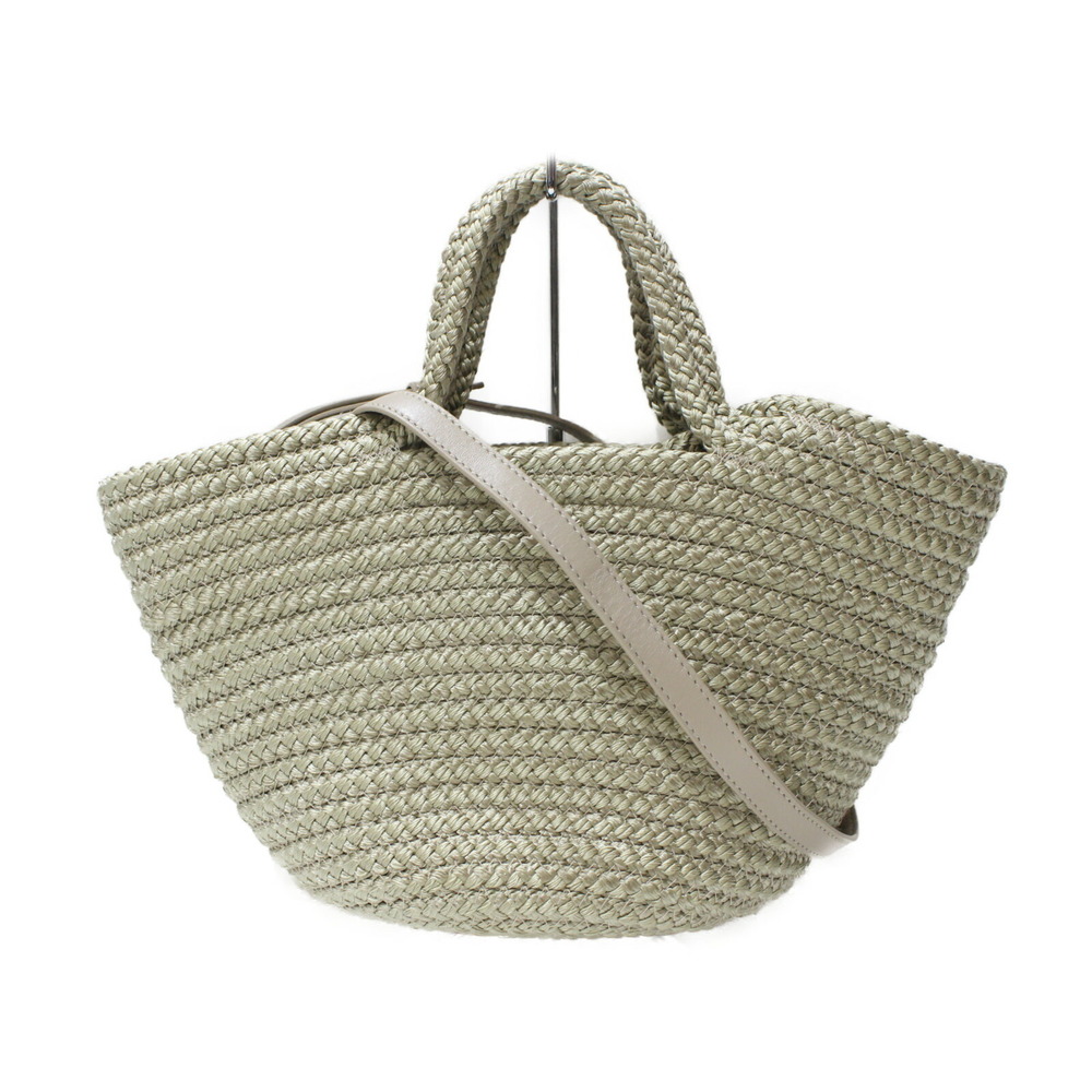 BALENCIAGA Ibiza Basket bag Green leather handbag shoulder - Picture 4 of 7